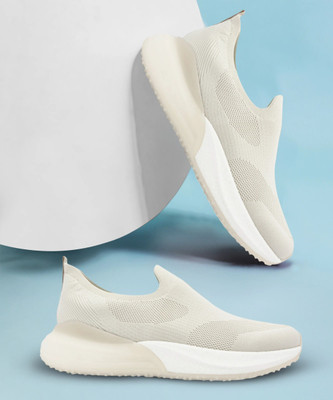 RED TAPE ETPU Walking Slip-On Shoes for Men | Lightweight Comfort Walking Shoes For Men(Beige , 8)