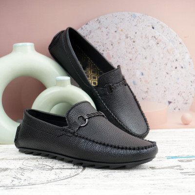 KILLER killer,Loafers for men, Stylish, Casual Shoes, Lightweight, Comfortable Loafers For Men(Black , 10)