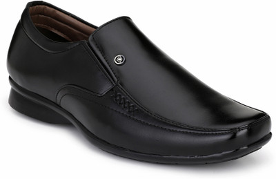 Karsun office shoes for men |executive |college |party wear |comfortable formal shoes Slip On For Men(Black , 12)