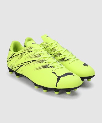 PUMA ATTACANTO FG AG Football Shoes For Men(Green , 10)