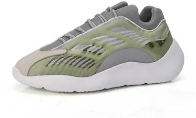 BHAGWATIWESTER CUBICS V3 YEZY 700 Glow in Dark Sneakers Party Wear For Men
