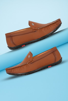 Red Beast Loafers for Men ( Tan 09 ) Loafers For Men(Tan , 9)