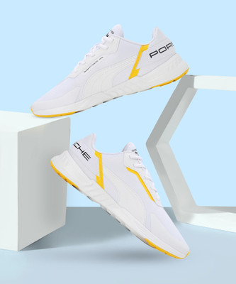 PUMA PL Tiburion Logo Sneakers For Men(White , 8)