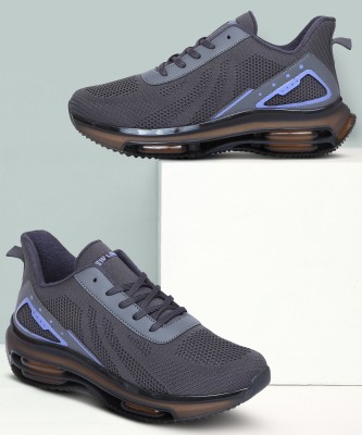 NEW LIMITS Trekking & Hiking, Jogging, Training & Gym, Comfortable & Stylish Running Shoes For Men(Grey , 9)