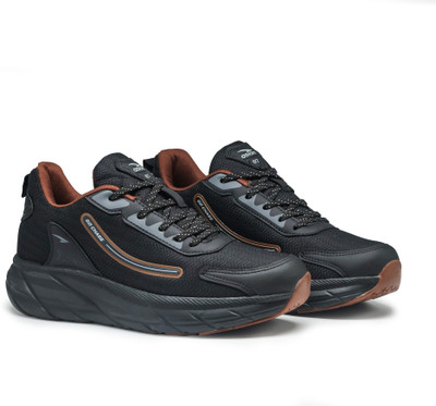 asian Boss-14 Sneakers,Sports,Training,Gym,Walking,Stylish Running Shoes For Men(Black, Tan , 7)