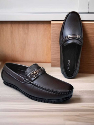 Jactooz JACTOOZ New Stylish Loafer Shoes for Men Loafers for Men BROWN_9 Loafers For Men Loafers For Men(Brown , 9)