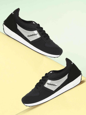 GOLDSTAR Running Shoes for Men |Stylish New Model Men's Brown Sports Shoes Running Shoes For Men(Black , 10)