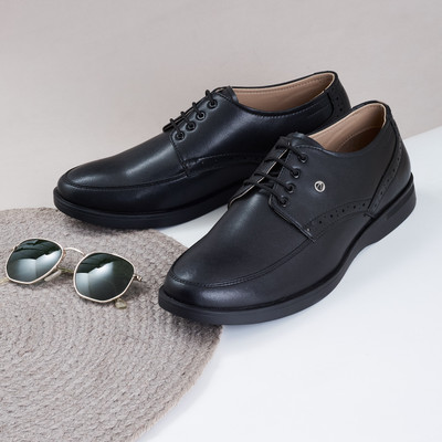DUKE Derby For Men(Black , 10)