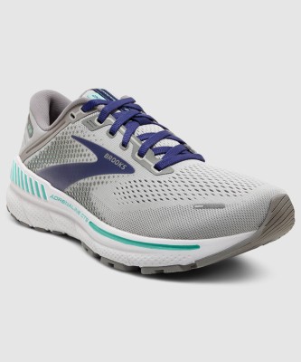 BROOKS ADRENALINE GTS 22 Running Shoes For Women(Grey , 5)