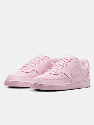 NIKE Court Vision Low Sneakers For Women(Pink , 6)