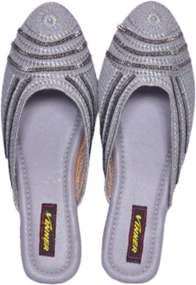 Kavita Enterprises Women Bellies Sandal Bellies For Women(Silver , 6)