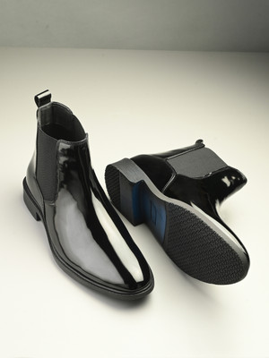 Roadster Boots For Men(Black , 8)