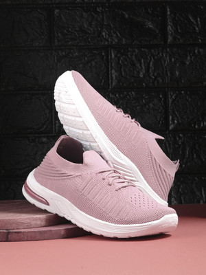 aadi Women's Mesh Lightweight Comfortable Outdoor Shoes , Casual Sneakers For Women(Pink , 4)