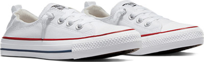 Converse Women Chuck All Star Shoreline Slip On Sneakers For Women(White , 4)