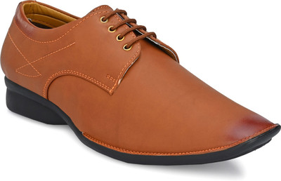 John Karsun Lace Up For Men(Tan , 8)