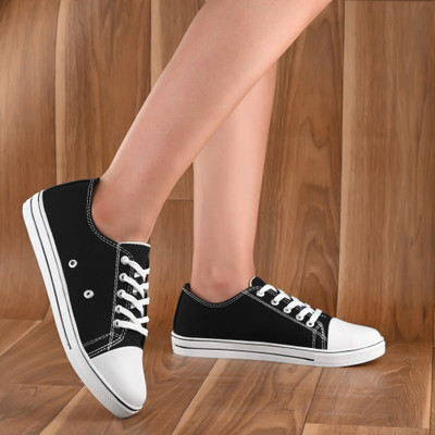 NEETU TRADER Sneakers For Women(Black , 3)