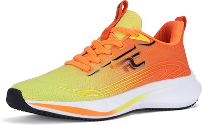 RED CHIEF ReVolt Stylish Lace-Up Running Sports Shoes Casuals For Men(Orange, Yellow , 6)