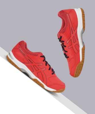 Asics GEL-COURTMOV Badminton Shoes For Men(Red , 6)