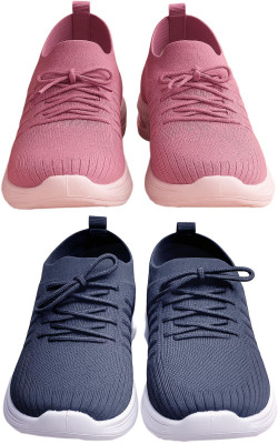SAKSHIPS Simple Elegant Versatile Comfortable Shoes for Women Casuals For Women(Pink, Blue , 7)