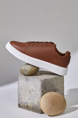 Neemans Classic Solids Sneaker Casual Shoes for Men | Comfortable and Fashionable Sneakers For Men(Brown , 6)