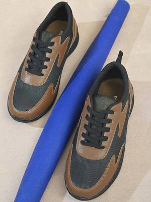 provogue tan sneakers