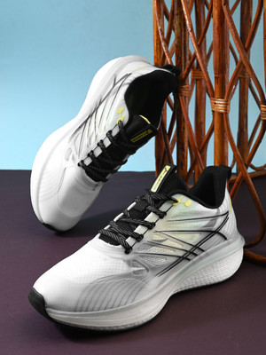 Abros SABAN Running Shoes For Men(Off White , 9)