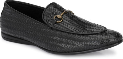 ANOUK Synthetic Leather | Stylish | Walking Summer | Daily Use Casual Loafers For Men(Black , 9)