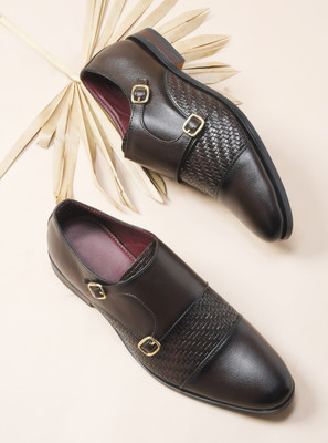 Wave Walker WW-STEEL Party Wear For Men(Brown , 8)