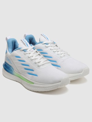 action BULLET 101 Light Weight,Comfortable,Trendy,Running, Breathable, Sports Running Shoes For Men(White, Blue)