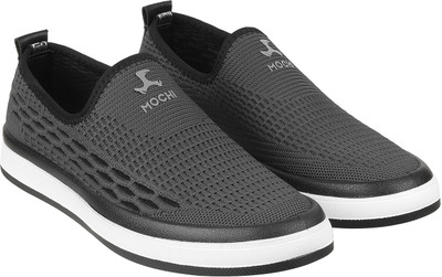 MOCHI Slip On Sneakers For Men(Grey , 7)