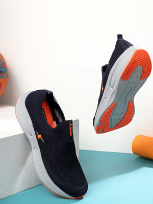Sparx SM 980 Running Shoes For Men(Navy, Orange , 9)
