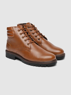 CARLTON LONDON Boots For Men(Tan , 9)