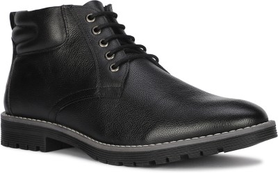 Bata KNOX LEATHER Boots For Men(Black)