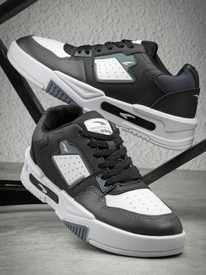 asian Casual Sneaker Shoes for Men | Soft Cushioned Insole || Mexico-02 Sneakers For Men(Black, Grey , 6)