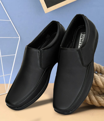 Aaeshu Stylish look formal shoe for men and boys Slip On For Men(Black , 10)