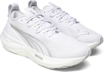 PUMA ForeverRun NITRO 2 WIDE Running Shoes For Men(White , 11.5)