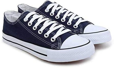 ROCLEX Stylish Trendy Casual Lightweight Canvas Casual Sneaker Shoes for Girls & Womens Canvas Shoes For Women(Navy , 4)
