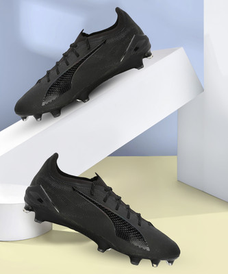 PUMA ULTRA 5 ULTIMATE FG Football Shoes For Men(Black , 9)
