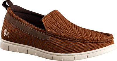 Neemans Flex Knit Loafers Loafers For Men(Brown , 9)