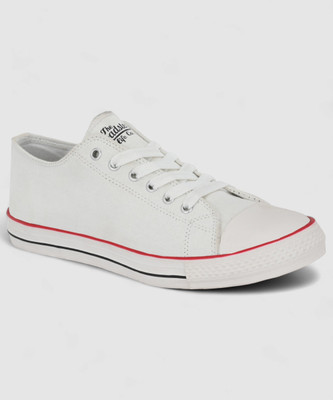 Roadster Comfort Outdoor Stylish Canvas Shoes For Men(White , 10)