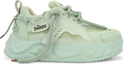 Roadster Sneakers For Women(Green , 8)