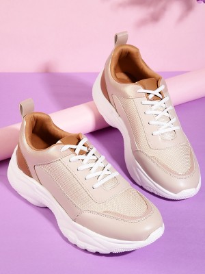 Dressberry Sneakers For Women(Beige , 3)