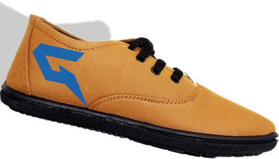 Kenamin Stylish Casual Shoes for Men and kids Casuals For Men(Tan, Blue , 8)