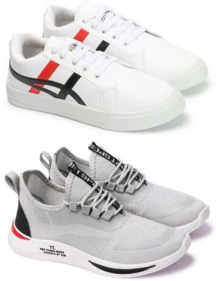 HOTSTYLE Sneakers For Men(White, Grey)