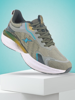 Sparx SM 951 Running Shoes For Men(Green, Gold , 7)