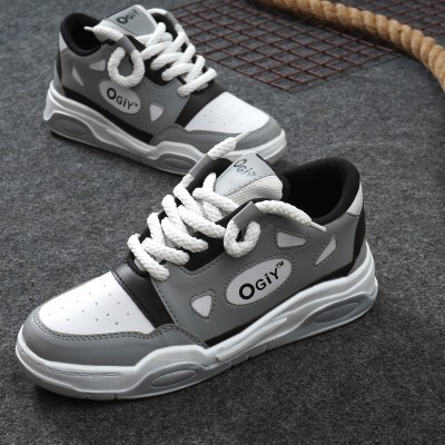MODESTINE ogiy retro shoes high premium quality Sneakers For Men(Grey)