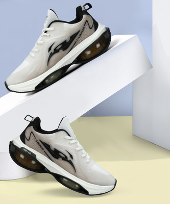 Abros VULCAN Running Shoes For Men(Off White , 8)