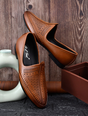 G L Trend Party Wear For Men(Tan , 6)