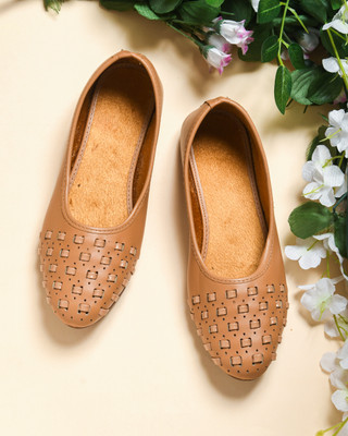 Gerief Bellies For Women(Tan , 7)