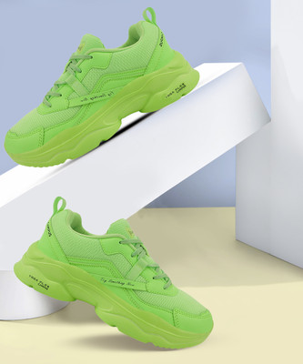 CAMPUS RAISE Sneakers For Women(Green , 6)